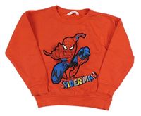 Červená mikina se Spidermanem M&S
