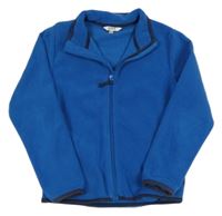 Tmavomodrá fleecová prepínaci mikina