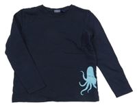 Tmavomodré mikinotriko s chobotnicí Lupilu