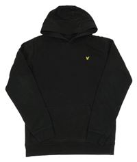 Černá mikina s logem a kapucí Lyle&Scott