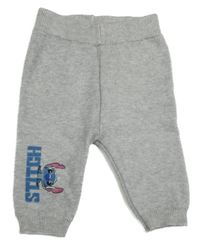 Sivé úpletové tepláky so Stitchem Primark