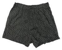Antracitovo-béžové bodkovaná é ľahké kraťasy H&M