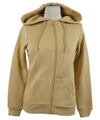 Dámská béžová propínací mikina s kapucí Primark 