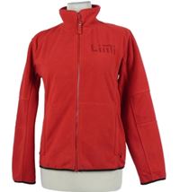 Dámská červená fleecová propínací mikina s logem Harvest 