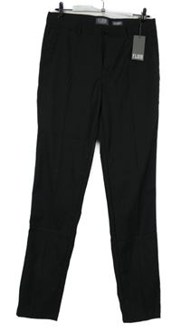 Nové - Pánske čierne spoločenské nohavice Fluid vel. 32/34