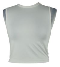 Dámský bílý crop top H&M