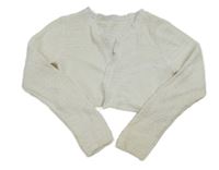 Biele svetrové bolerko St. Bernard