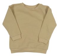 Béžová rebrovaná mikina Primark