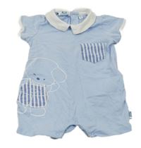 Svetlomodrý overal s psíkom Melby
