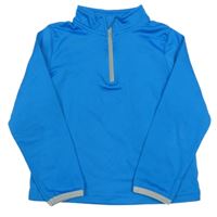 Modrá športová funkčná mikina Crane