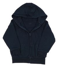 Tmavomodrá prepínaci mikina s kapucňou Primark