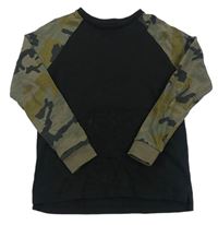Černo-khaki army tričko Next