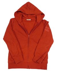 Červená prepínaci mikina s kapucňou