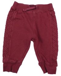 Vínové tepláky s prošíváním Next