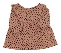 Růžové puntíkaté šaty Primark