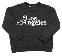 Antracitová mikina s nápisom H&M