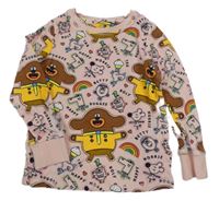 Růžové pyžamové triko -0 Hej Hafí Next