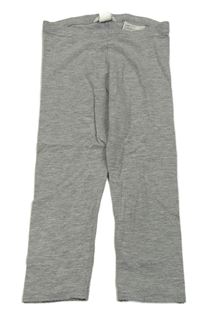 Sivé melírované capri legíny H&M