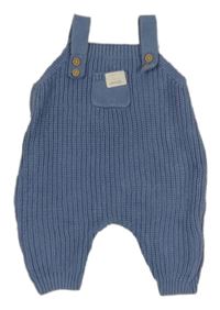Modré pletené laclové kalhoty Primark