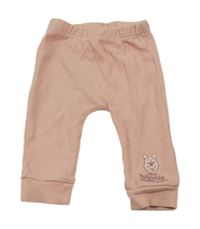 Broskvové tepláky s medvídkem Pú Disney