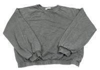 Sivá crop oversize mikina Primark