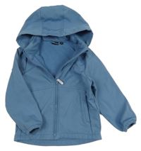 Modrá softshellová bunda s kapucí Name it