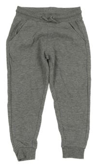 Sivé melírované tepláky Nutmeg