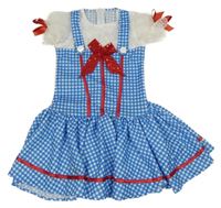 Kostým - Modro-bílé kostkované šaty - Čeroděj ze země Oz