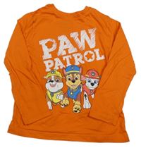 Oranžové tričko s Paw Patrol Nickelodeon