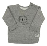 Sivá prešívaná mikina so lvem George