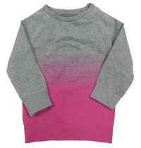 Sivo-ružové funkčné spodné tričko Lupilu