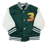 Tmavozeleno-biela prepínaci športová mikina s Cars