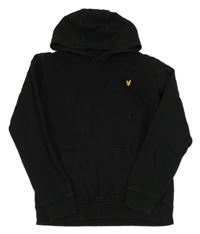 Černá mikina s logem a kapucí Lyle&Scott