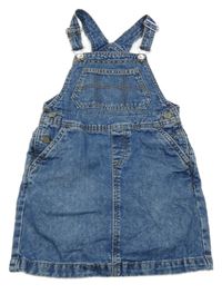 Modré šisované rifľové šaty Nutmeg