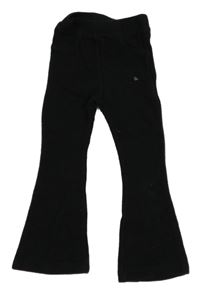 Černé flare kalhoty ZARA