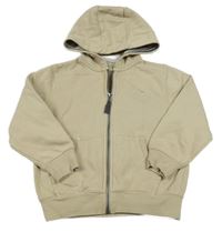 Svetlobéžová prepínaci mikina s dinosaurom a kapucňou Next