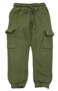 Khaki cargo tepláky Matalan
