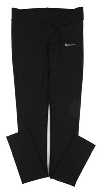 Čierne športové legíny s logom Nike