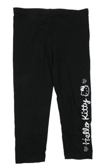 Černé capri legíny s Kitty H&M