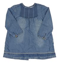 Modré ľahké rifľové šaty H&M