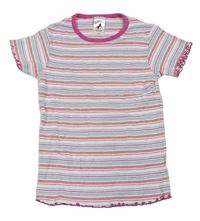 Farebné pruhované tričko Palomino