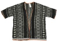 Čierny vzorovaný ľahký cardigan C&A