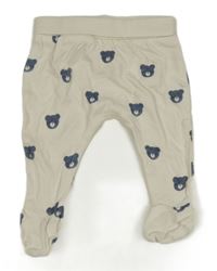 Smetanové polodupky s medveďmi George