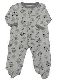 Bílý overal s krávami