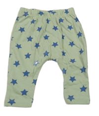 Svetlozelené ľahké tepláky s hviezdami Ergee