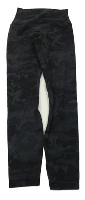 Čierno-antracitové army legíny