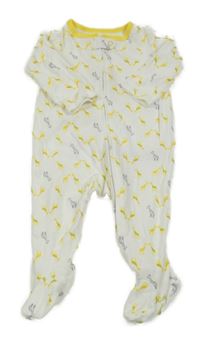 Bílý overal s žirafami Carter's