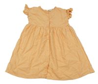 Oranžové pruhované krepové prepínaci šaty Lily & Dan