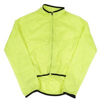 Neónově žltá šušťáková funkčná bunda Decathlon