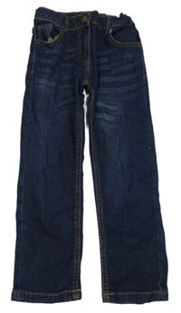 Tmavomodré skinny rifle